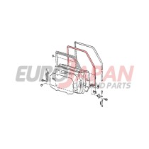 Joint de porte avant gauche – Coin arrondi – Toyota Land Cruiser Série 7 (à partir de 08/1999)